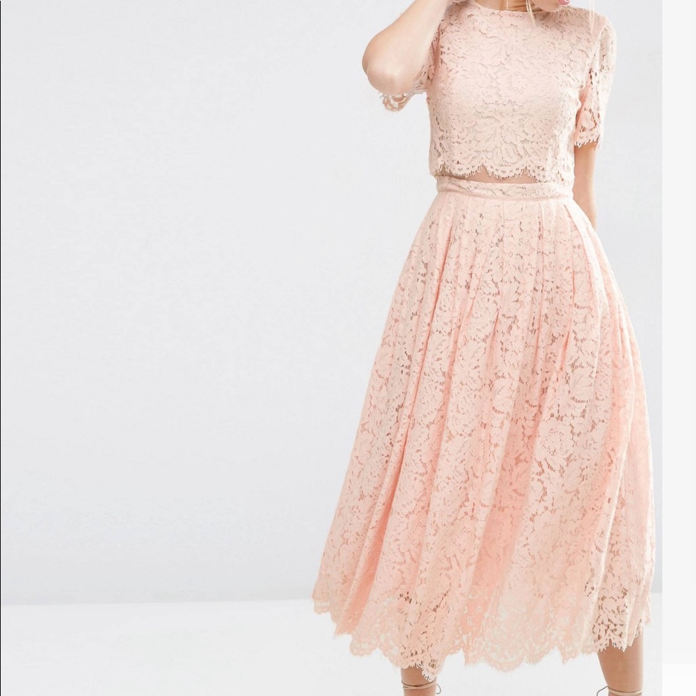 Asos crop top Dress